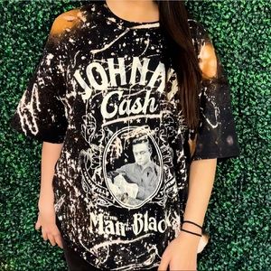 Johnny Cash Bleached TShirt